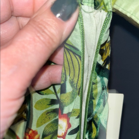 Coldwater Creek Tropical Print A-Line Skirt - Picture 10 of 11